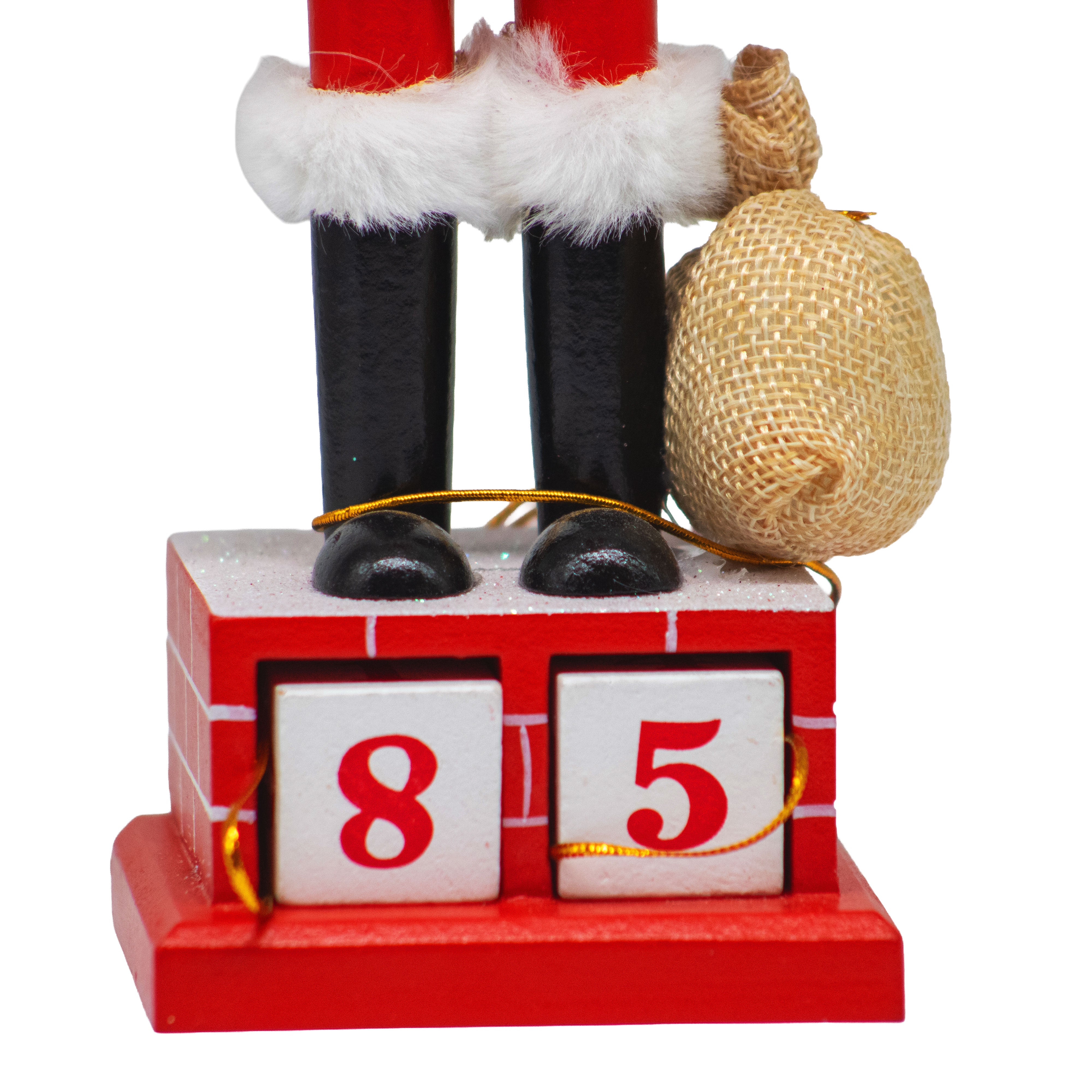 Cascanueces Santa Claus Rojo â€“ 30 cm