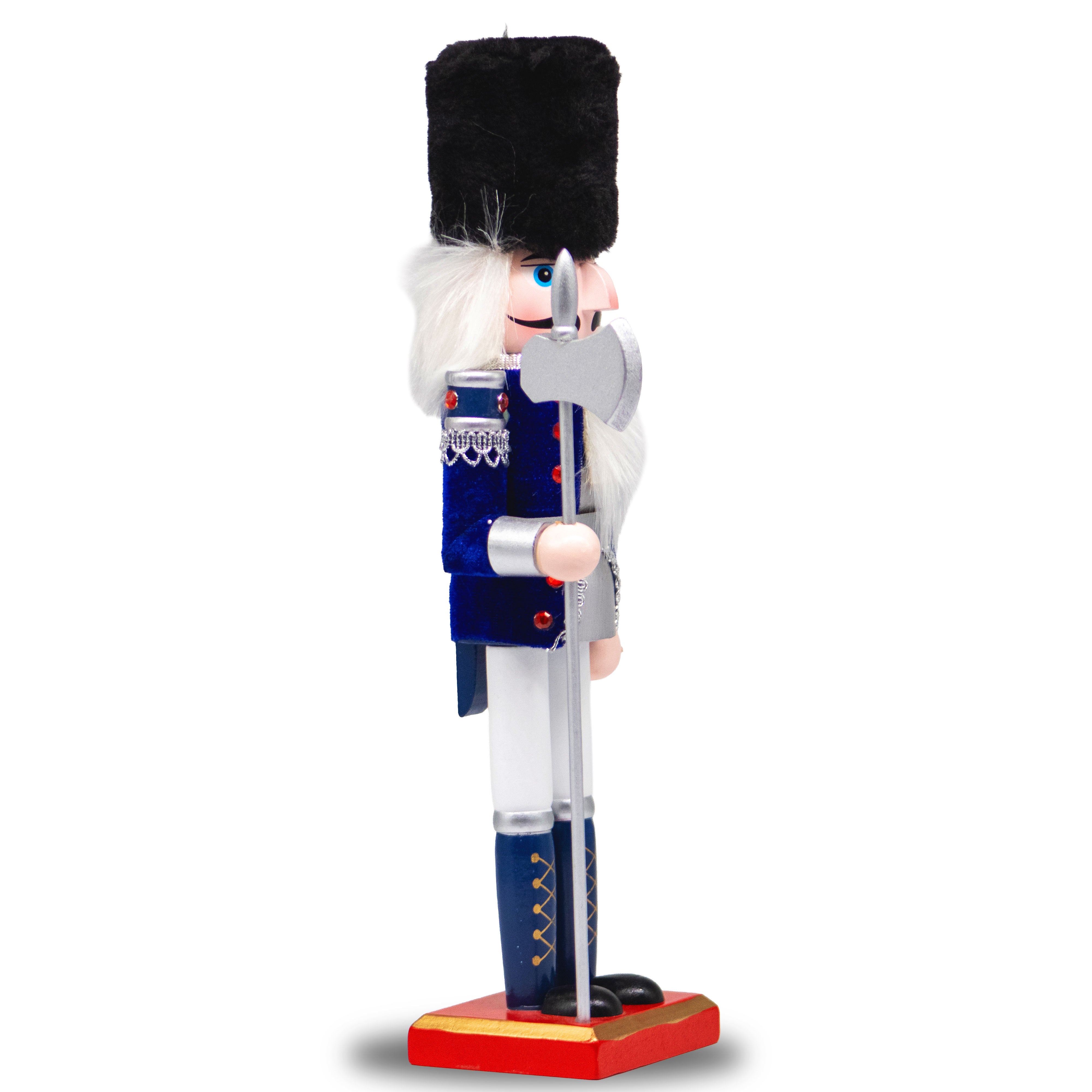 Cascanueces Decorativo Azul â€“ 30 cm