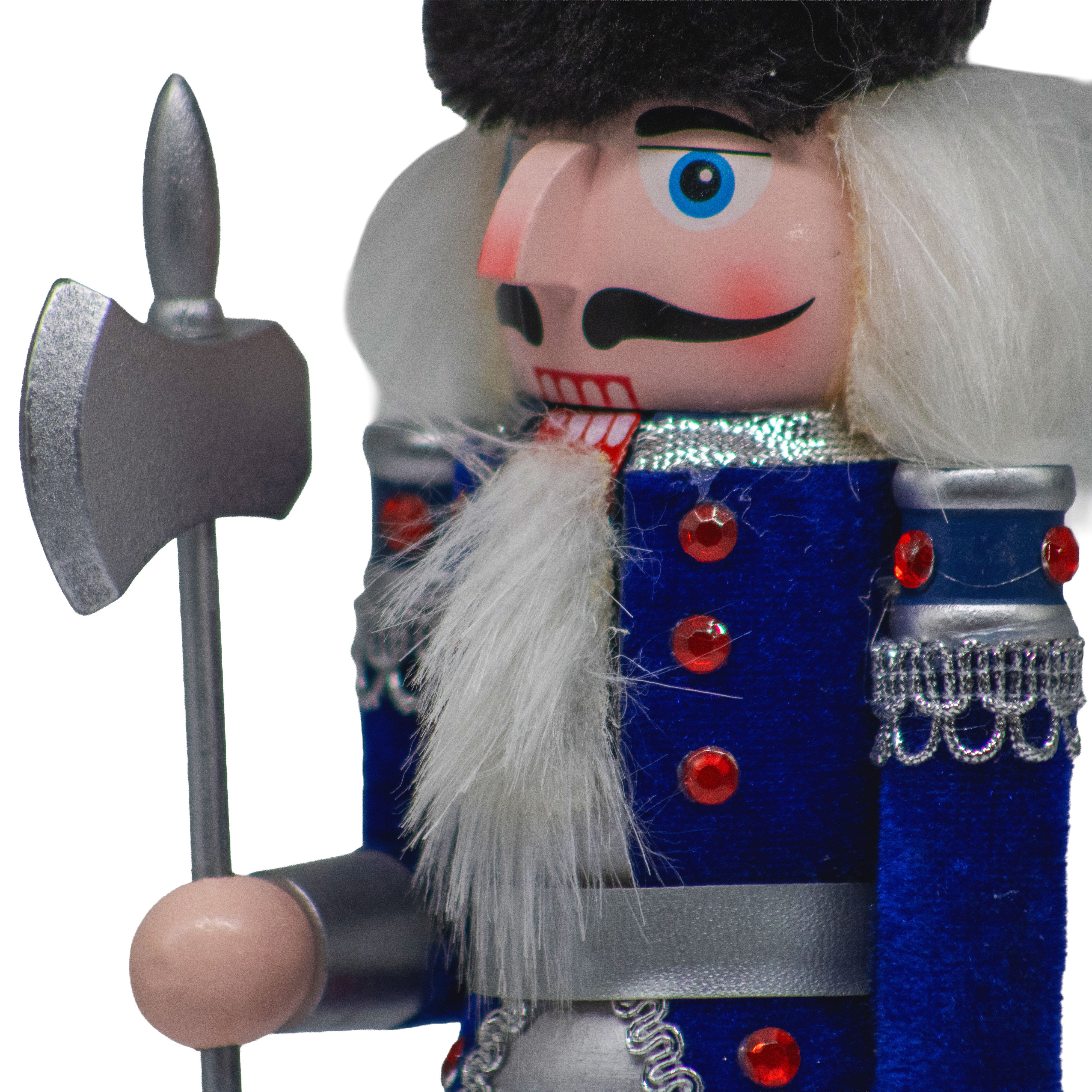 Cascanueces Decorativo Azul â€“ 30 cm