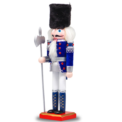 Cascanueces Decorativo Azul â€“ 30 cm