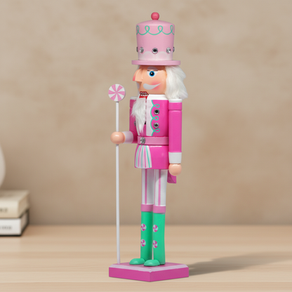 Cascanueces Decorativo Rosa â€“ 38 cm