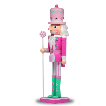Cascanueces Decorativo Rosa â€“ 38 cm