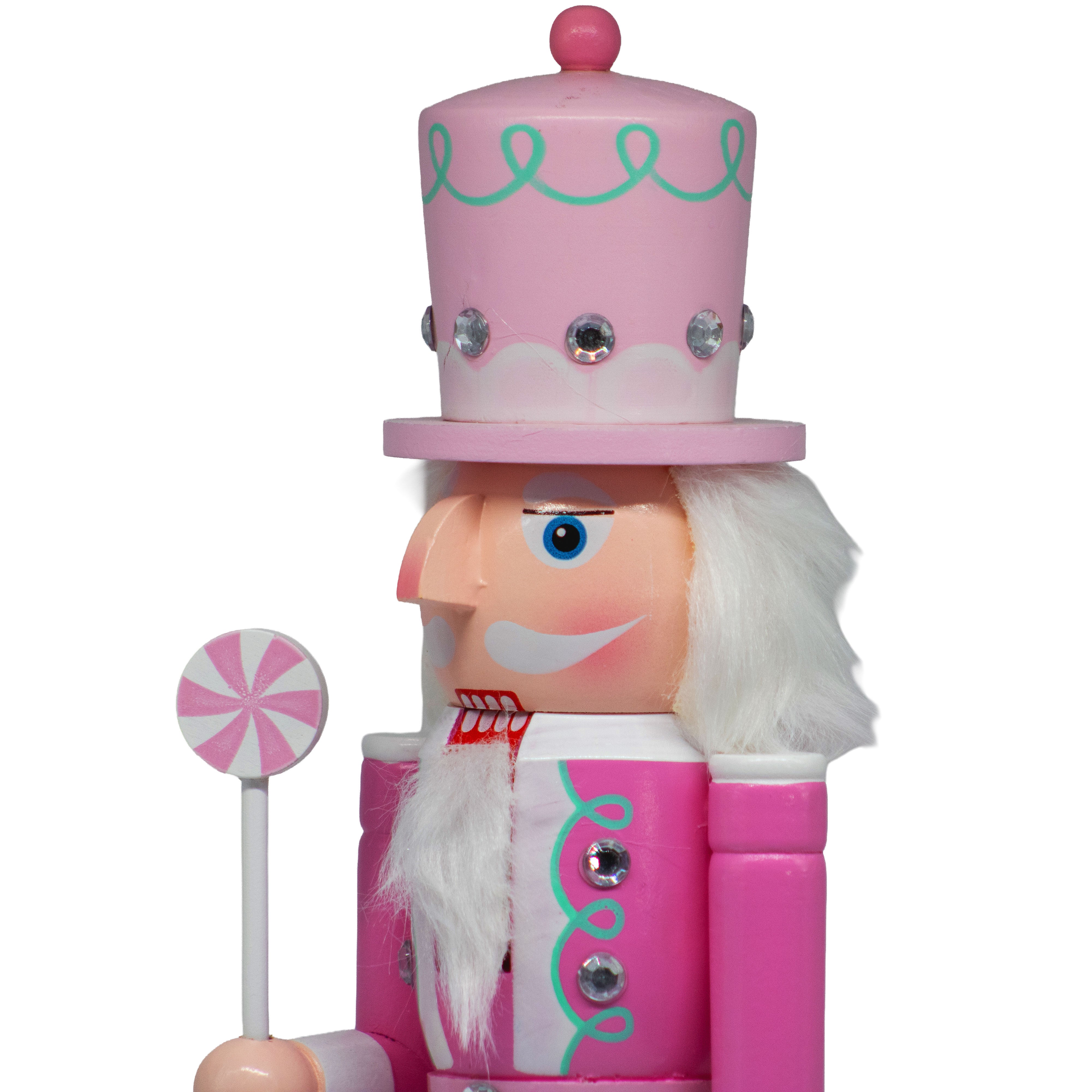 Cascanueces Decorativo Rosa â€“ 38 cm