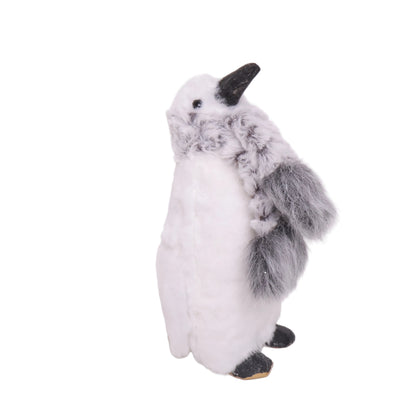 Pinguino Chico Blanco/Gris