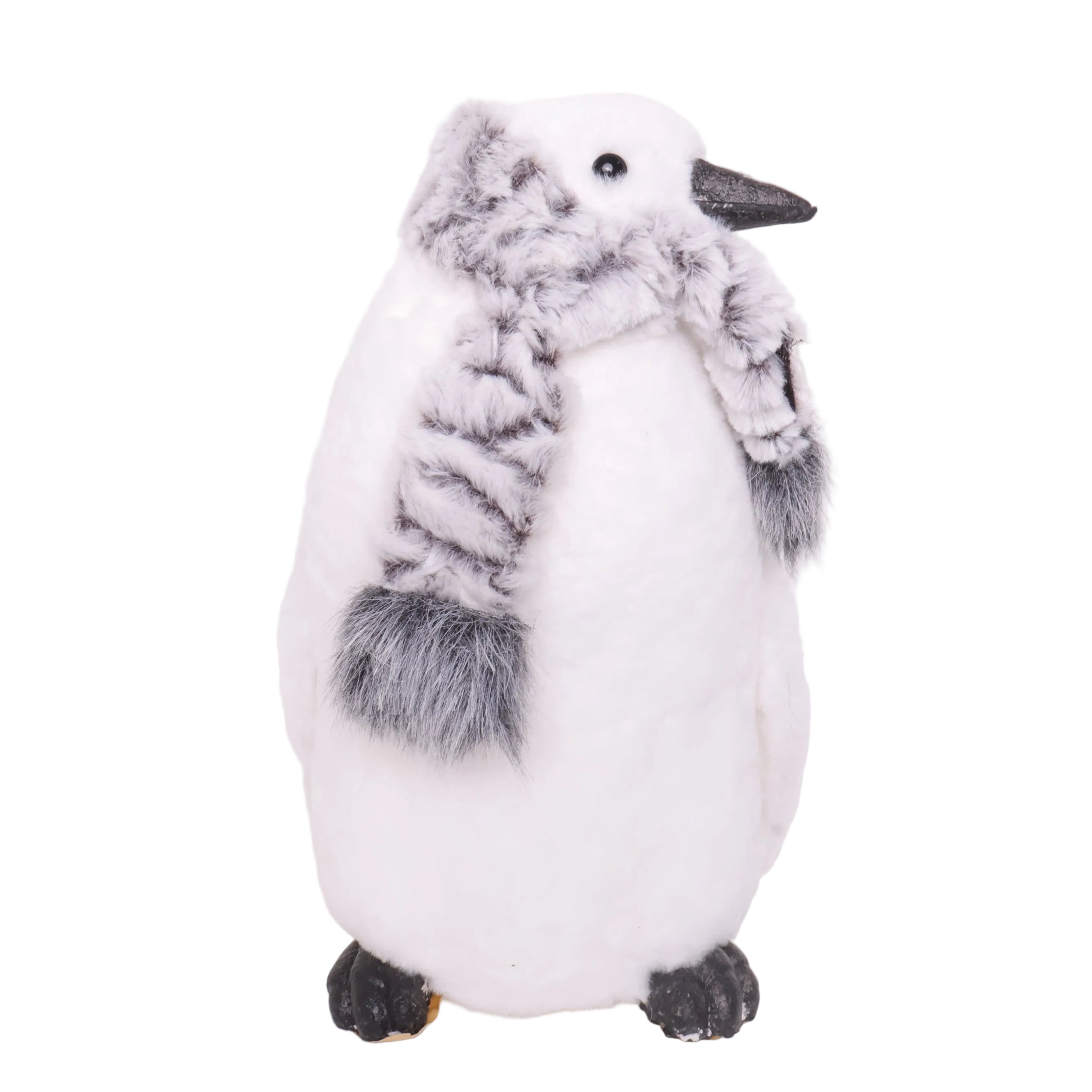 Pinguino Mediano Blanco/Gris