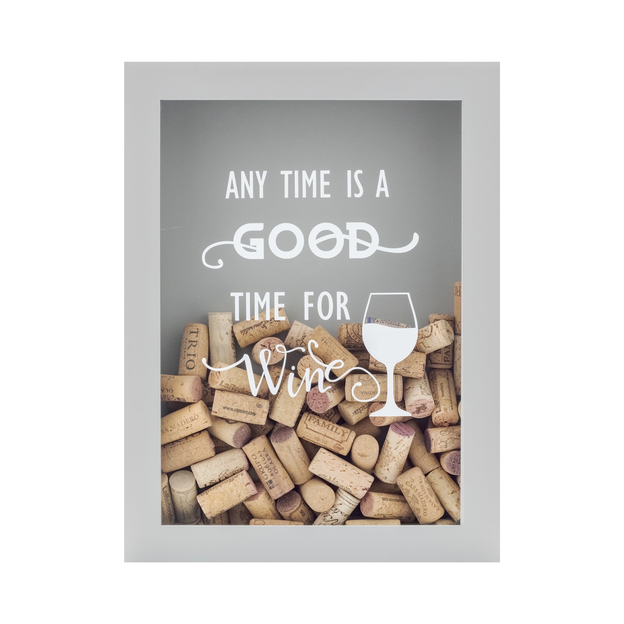 Guarda Corcho Sencillo Any Time Gris