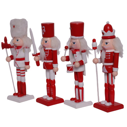 JGO DE 4 CASCANUECES BCO ROJO