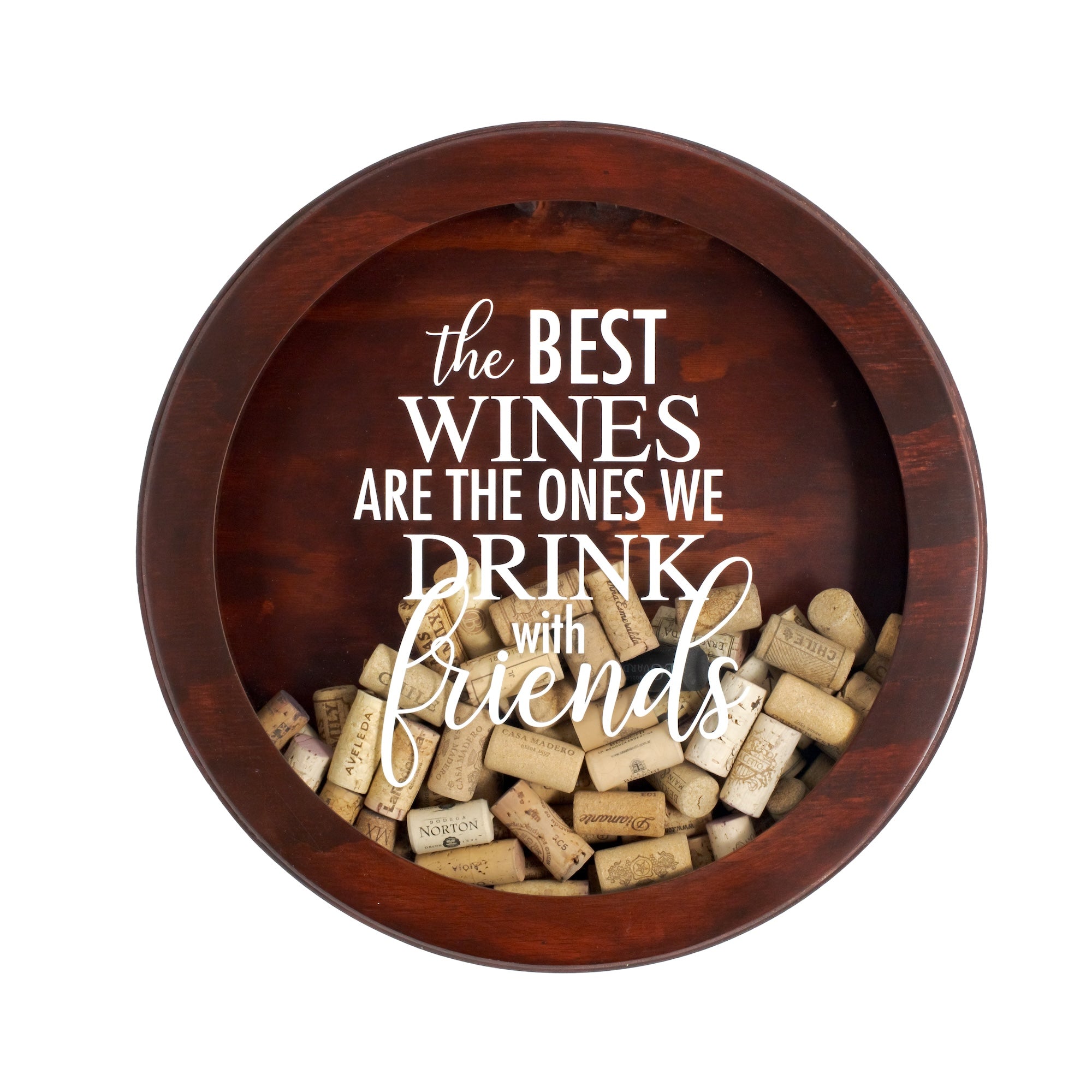 Guarda Corchos Circular caoba Friends