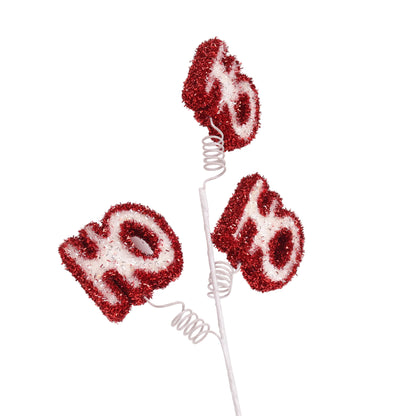 HO HO HO  ROJO/BLANCO