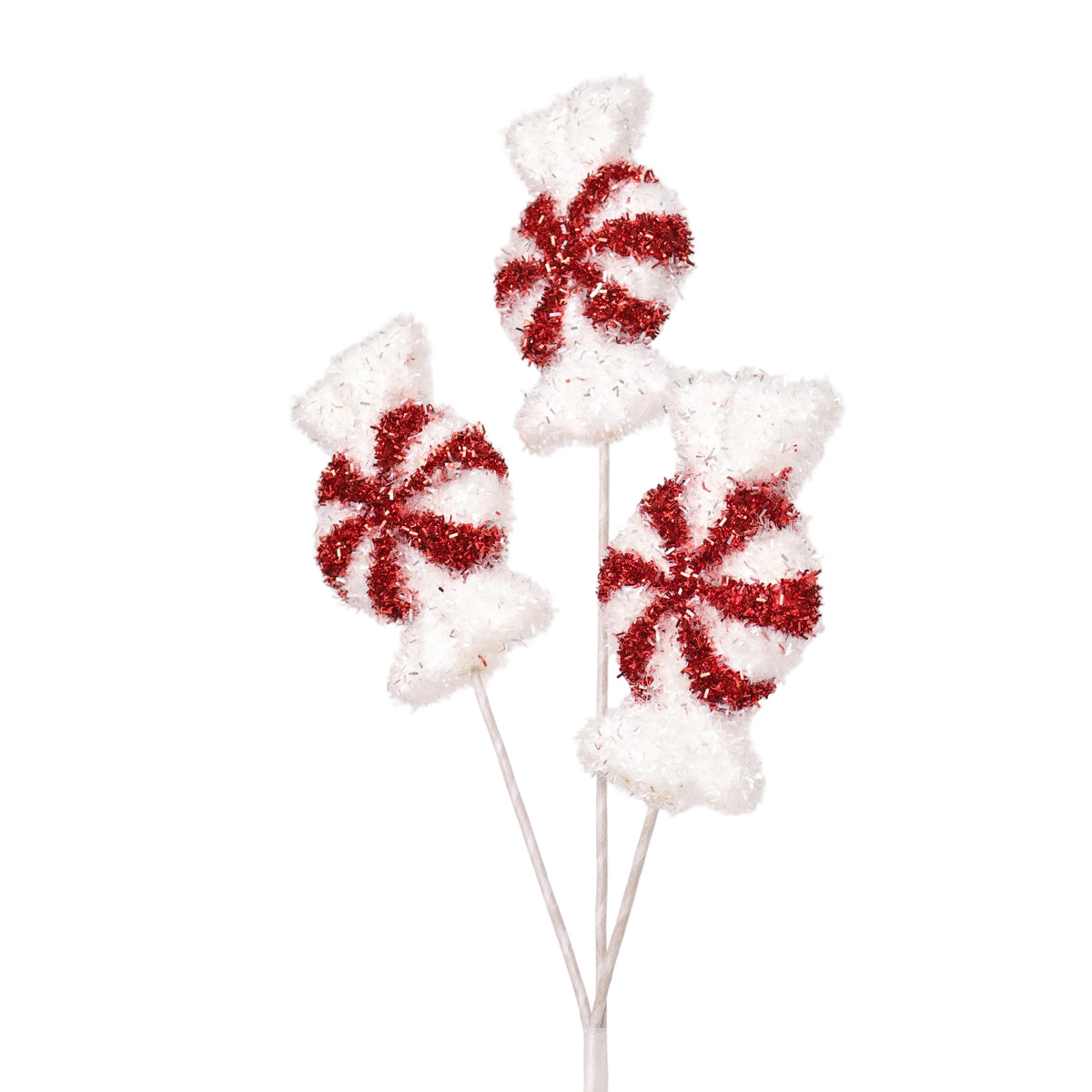 VARA DE DULCE ROJO/BLANCO