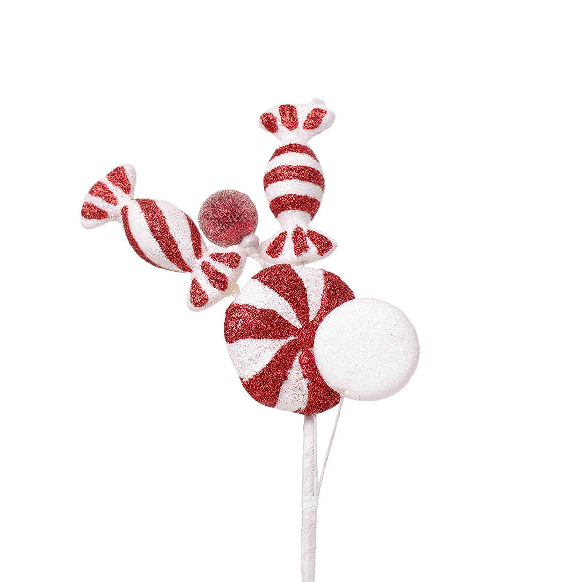 PICK DE DULCE  ROJO/BLANCO