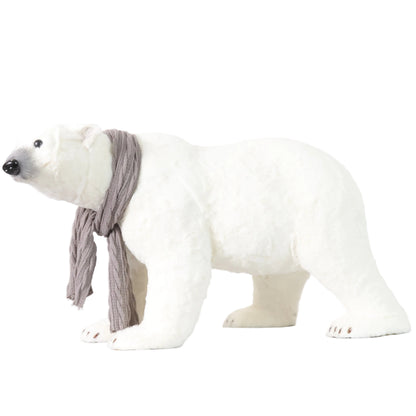 OSO CAMINANDO BLANCO BUFANDA 44CM