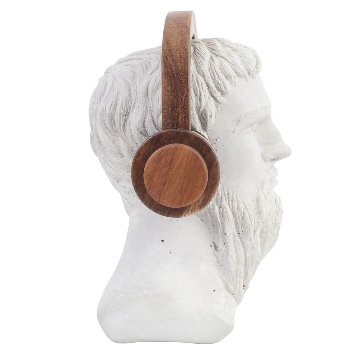 BUSTO CON BARBA C/AUDIFONONIS NATURAL