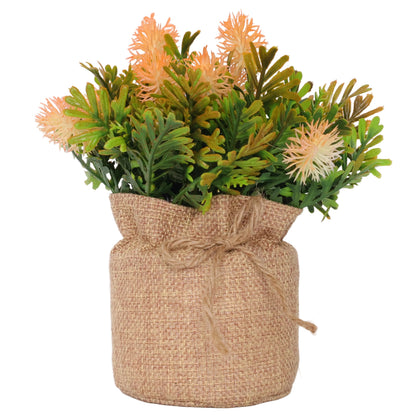 Set 4 Mini Ramilletes Flores Yute