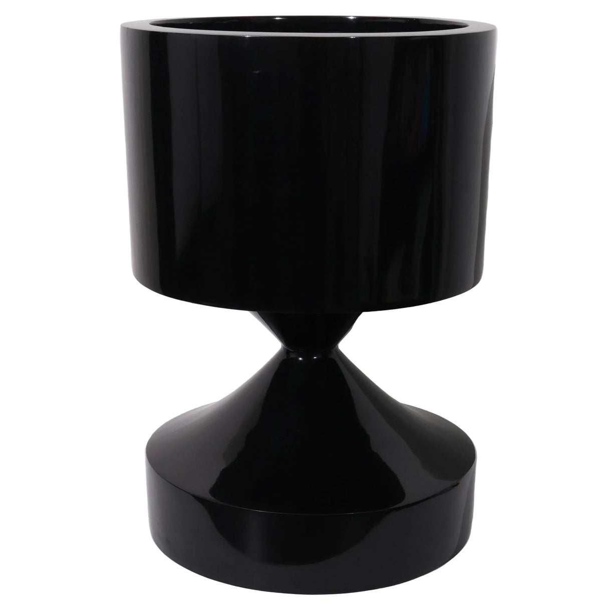 MACETA FV MILAN M NEGRO