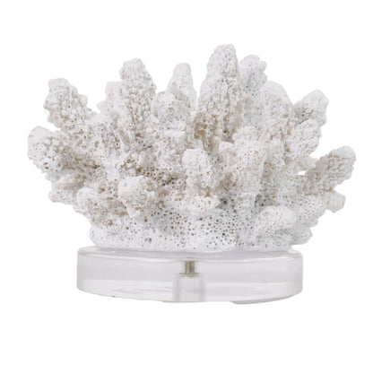 ESCULTURA DE CORAL EN RESINA C/BASE