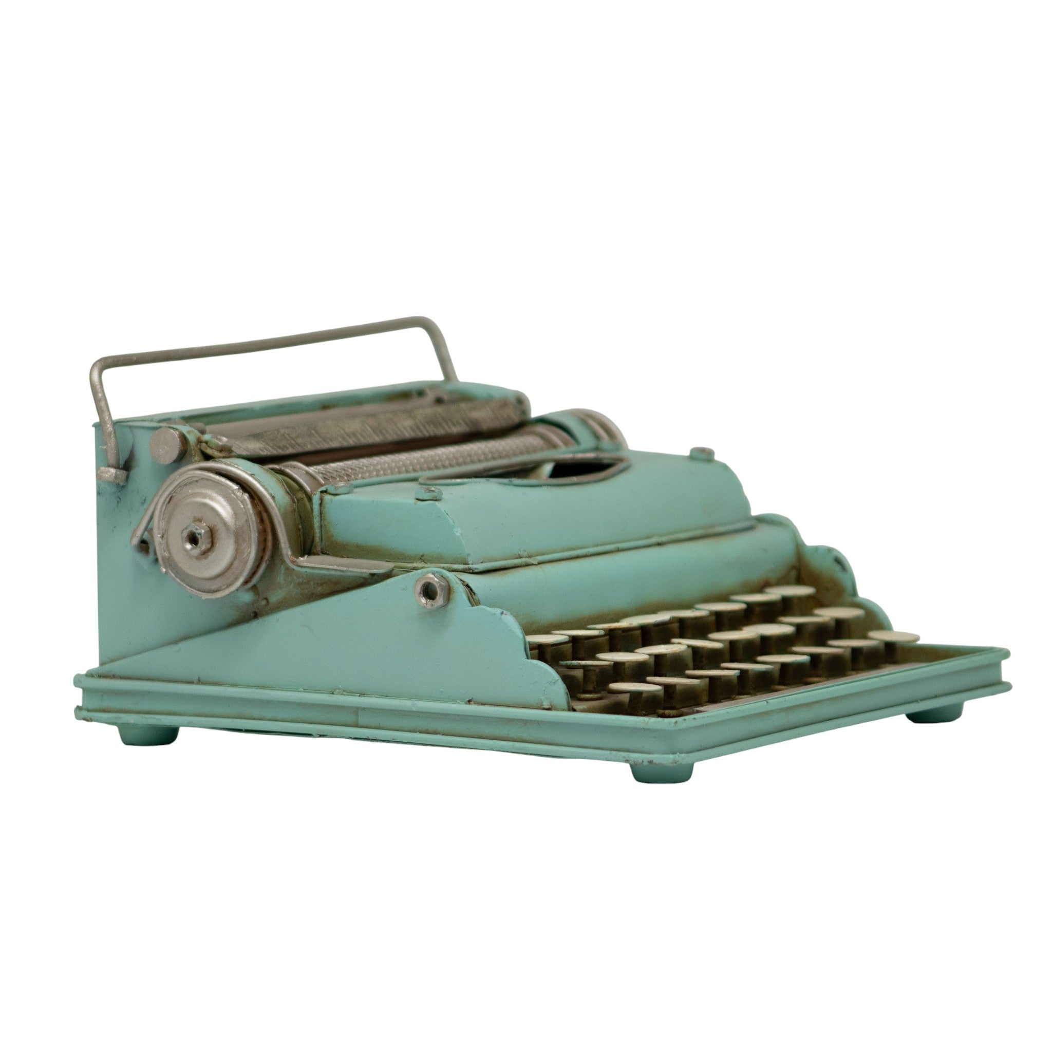 MÃ¡quina de Escribir Decorativa Azul â€“ 17 cm