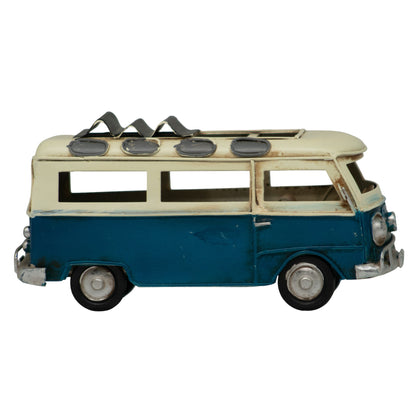 Combi Antigua Decorativa Azul y Beige â€“ 17 cm