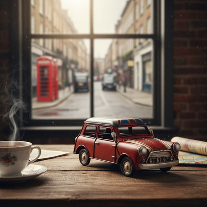 Auto Antiguo Mini Decorativo â€“ 16 cm