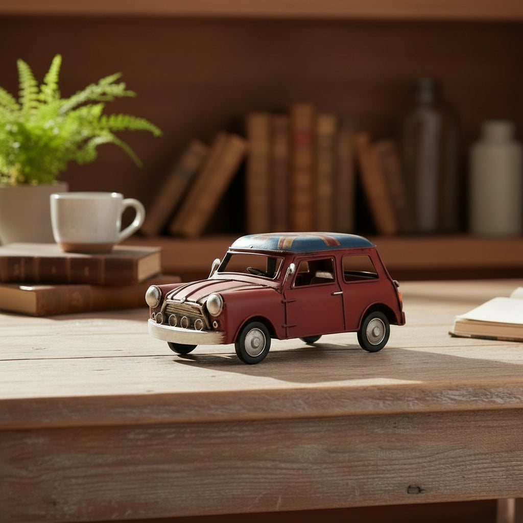 Auto Antiguo Mini Decorativo â€“ 16 cm
