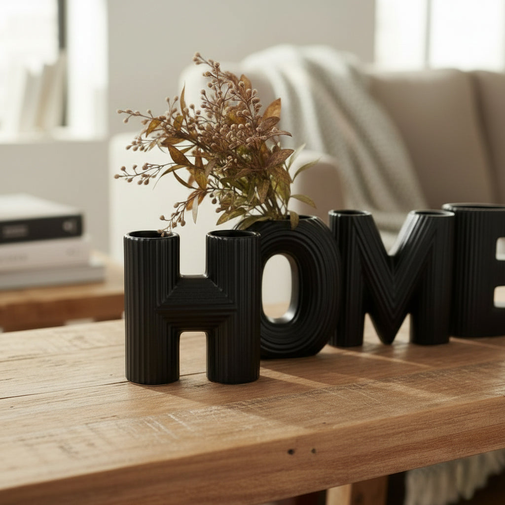 Juego de Floreros CerÃ¡mica  â€œHomeâ€ â€“ 60 cm