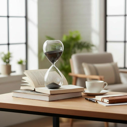 Reloj de Arena Negro  60 Minutos