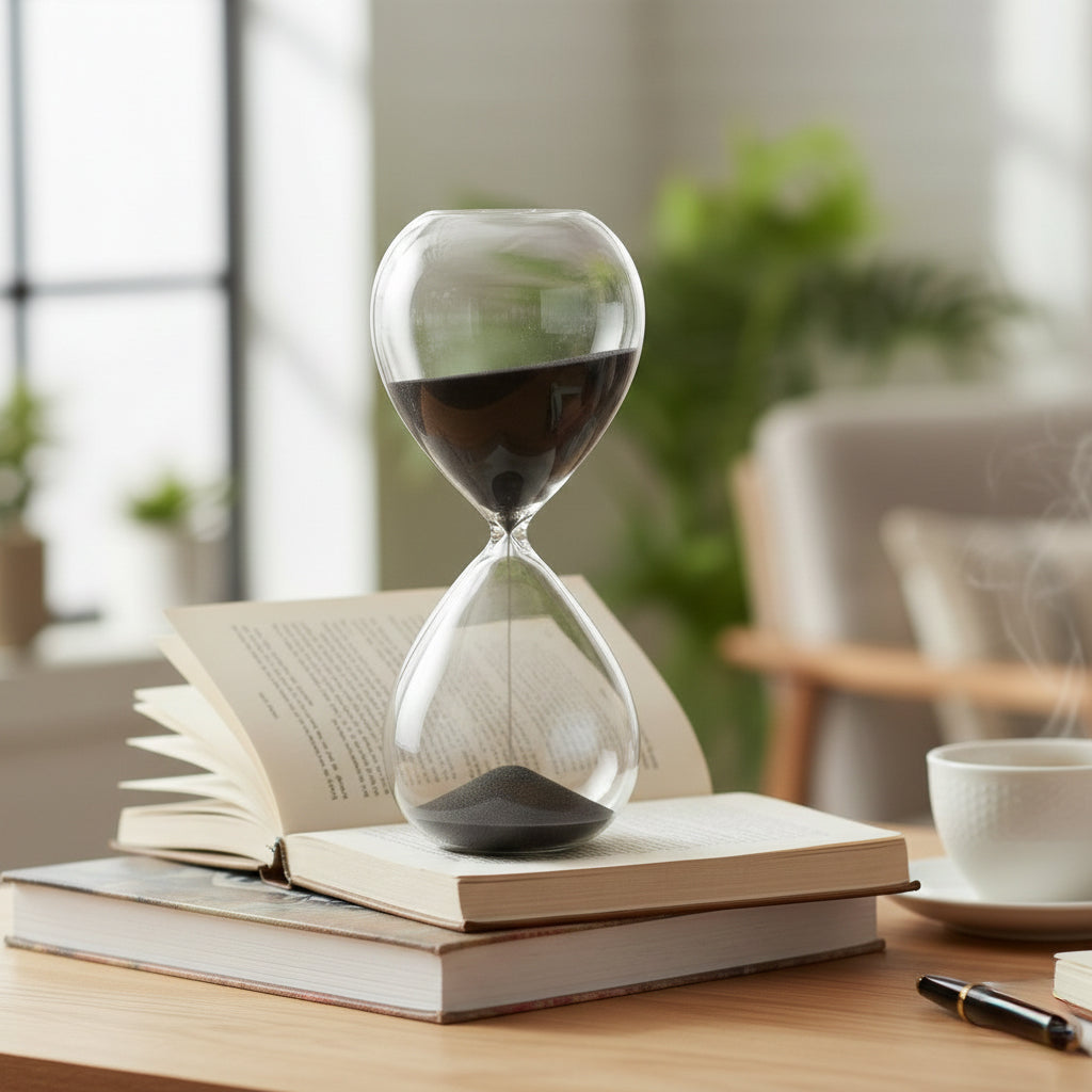 Reloj de Arena Negro  60 Minutos