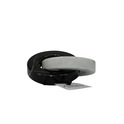 Aros S Negro Con Blanco Marmol