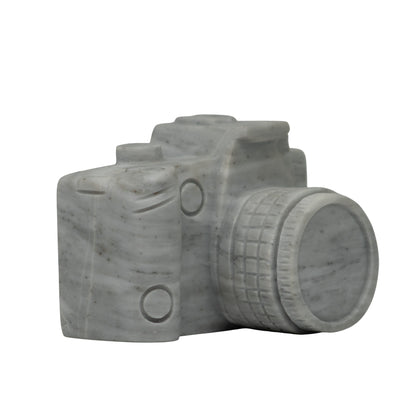 Cámara Decorativa de Mármol Blanco  12 cm