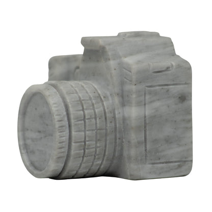 Cámara Decorativa de Mármol Blanco  12 cm