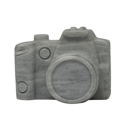 Cámara Decorativa de Mármol Blanco  12 cm