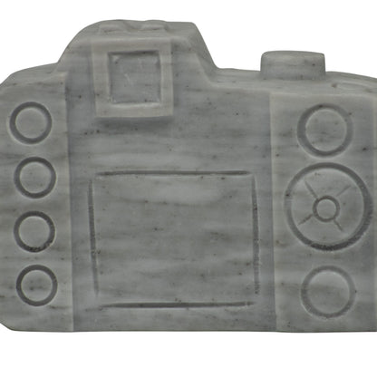Cámara Decorativa de Mármol Blanco  12 cm