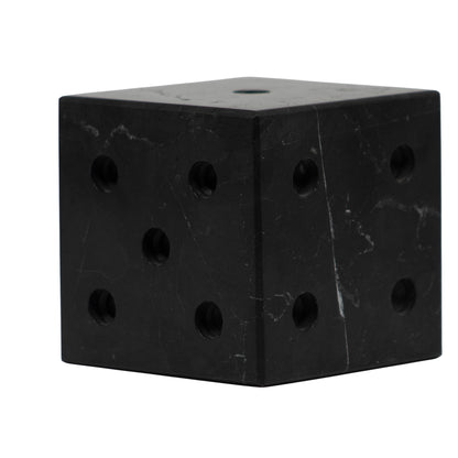 Dado de Mármol Negro 10 Ã— 10 x 10 cm