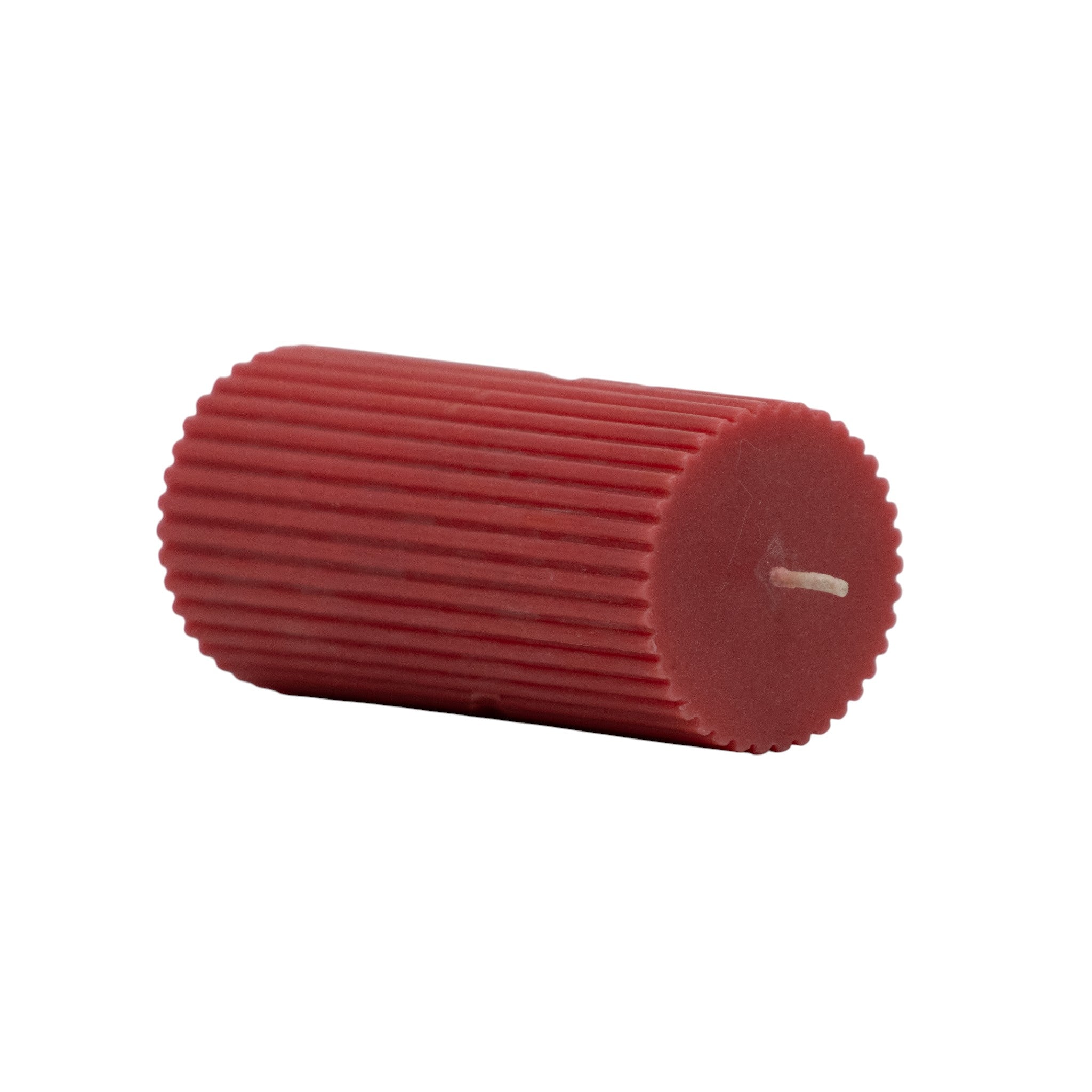 Cilindro de Cera S Rojo â€“ Vela Decorativa NavideÃ±a
