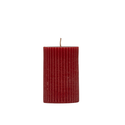 Cilindro de Cera XS Rojo â€“ Vela Decorativa NavideÃ±a