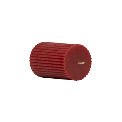 Cilindro de Cera XS Rojo â€“ Vela Decorativa NavideÃ±a