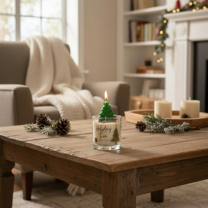 Vela Holiday Tree G â€“ Vela Decorativa de Soya