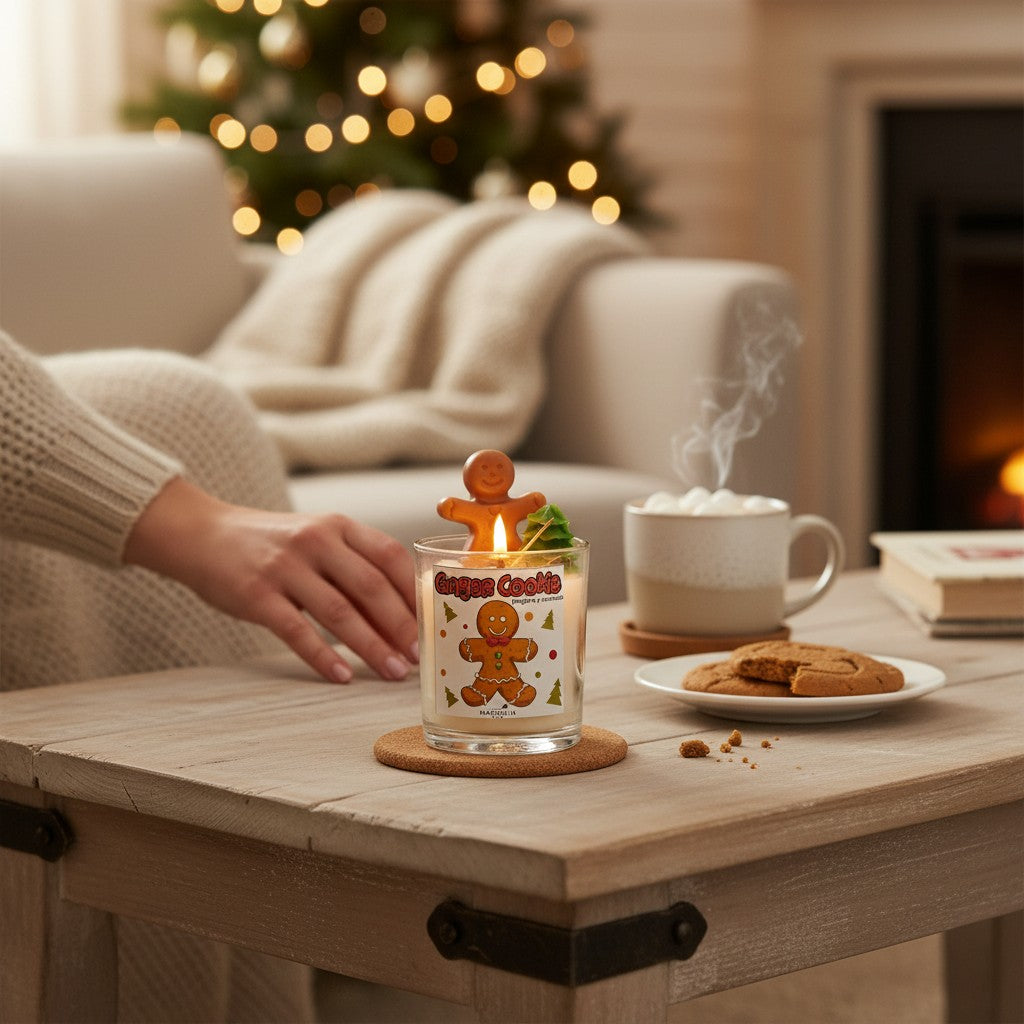 Vela de Soya Van S â€“ Vela Decorativa NavideÃ±a