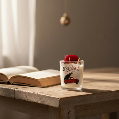 Vela de Soya Jinger S â€“ Vela Decorativa NavideÃ±a