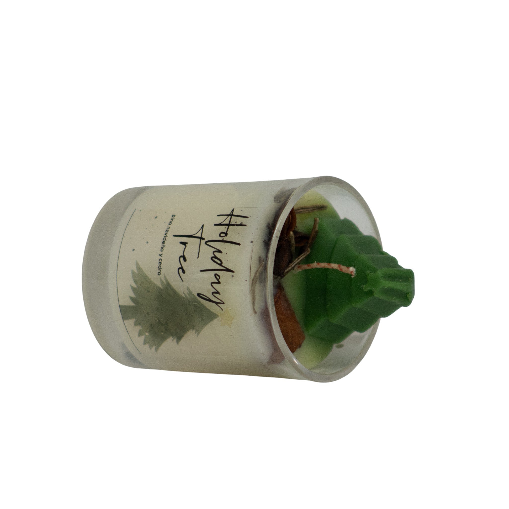 Vela de Soya Tree S â€“ Blanca - Vela Decorativa NavideÃ±a