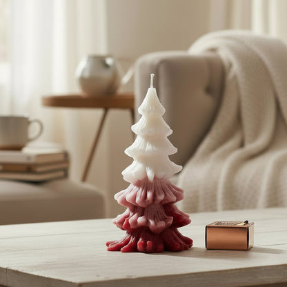 Pino Vikingo â€“ Vela Decorativa de Cera Roja