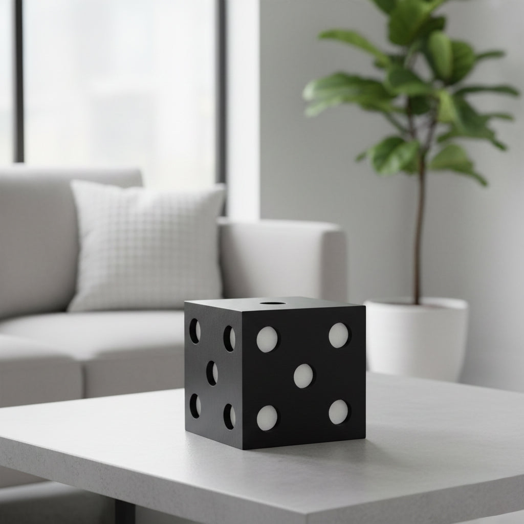 Dado Decorativo Negro  20 cm