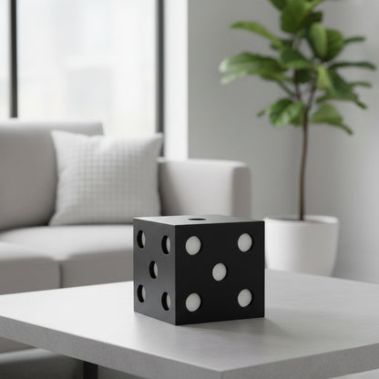 Dado Decorativo Negro  20 cm