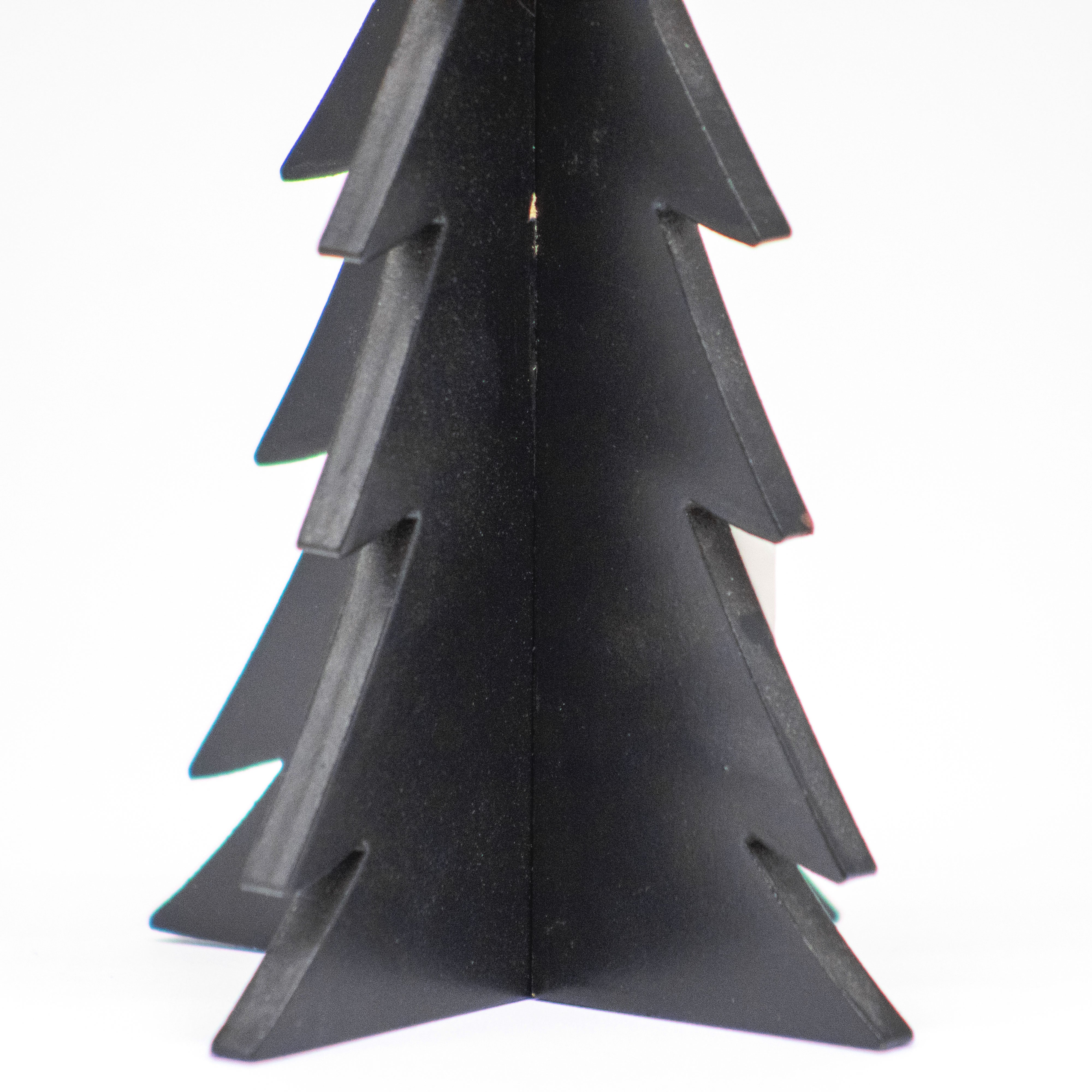 Pino Mini Decorativo Negro â€“ 18 cm