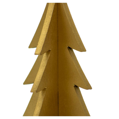 Pino Mini Decorativo Dorado â€“ 18 cm