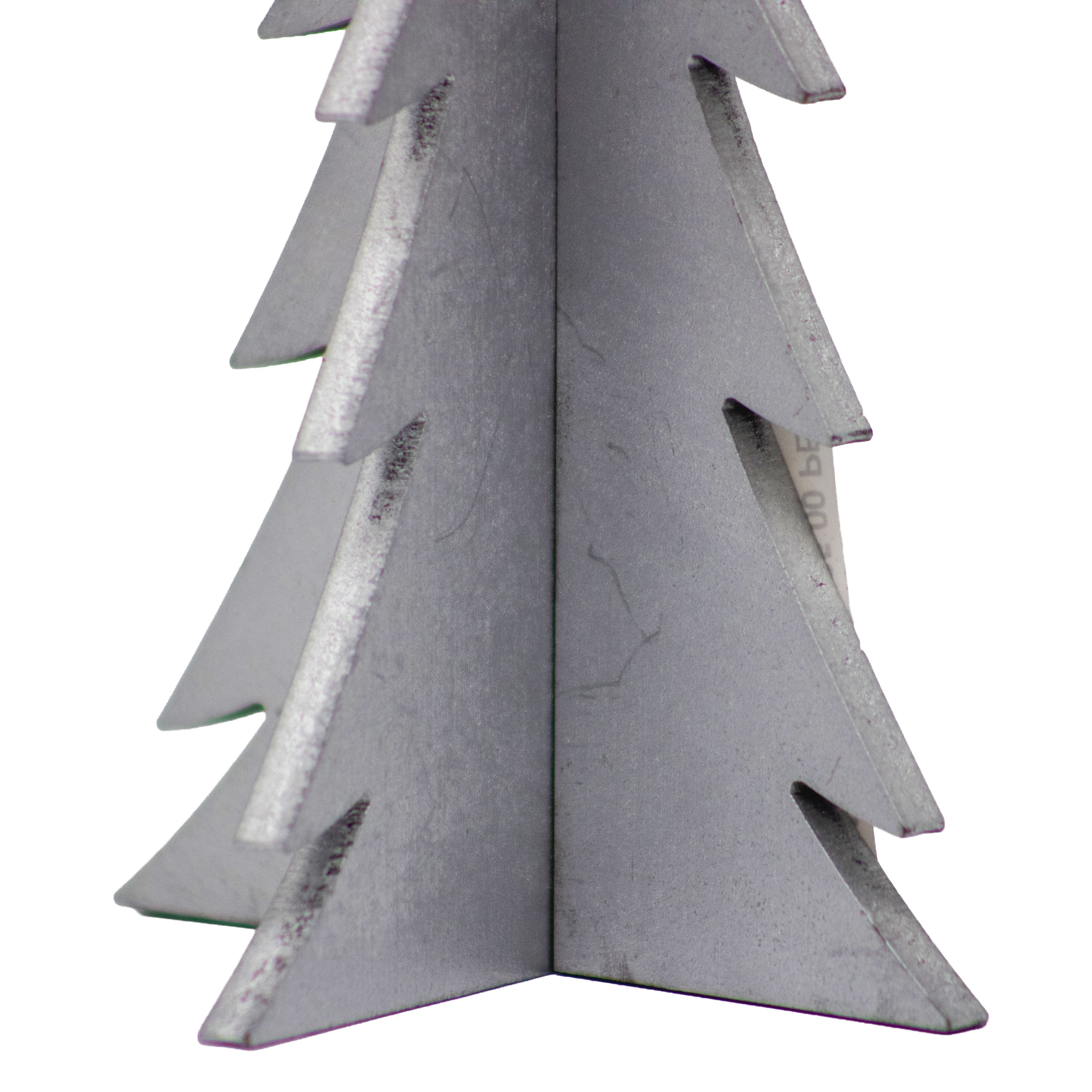 Pino Mini Decorativo Plata â€“ 18 cm