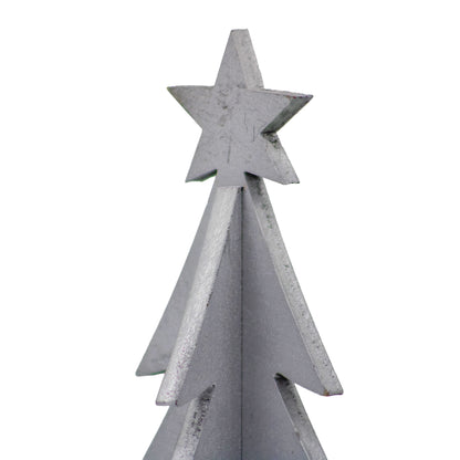 Pino Mini Decorativo Plata â€“ 18 cm