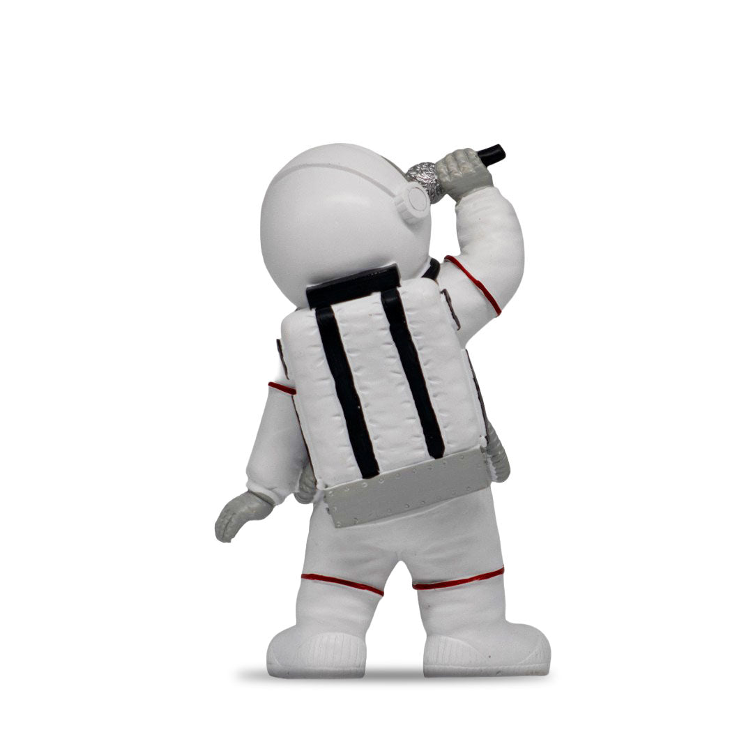 Figura De Poliresina Astronauta Cantando 20 Cm
