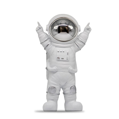 Figura Decorativa de Poliresina Astronauta Celebrando 26 cm