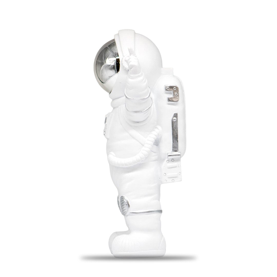 Figura Decorativa de Poliresina Astronauta Celebrando 26 cm